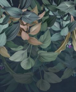 Fototapeta Dark Leaf Composition