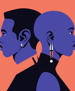 Fototapeta Africký profil