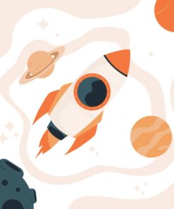 Fototapeta Vesmírná raketa 2