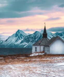 Fototapeta Horský kostel