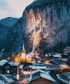 Fototapeta Alpine Village