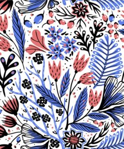 Fototapeta Blue Leaves 6