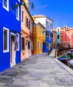 Fototapeta Barevné domy