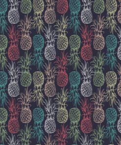 Fototapeta Barevné ananasy