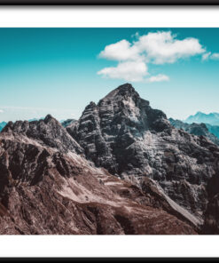 Plakát alpský vrchol