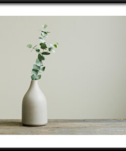 Bílá váza plakát