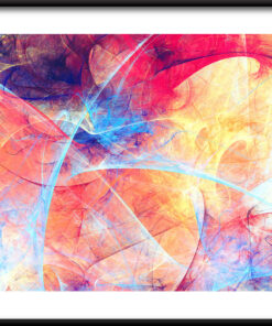 Veselý abstrakce plakát