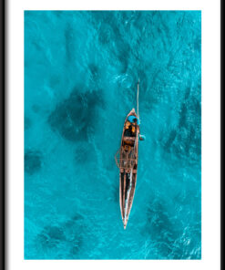 Plakát Lonely Kajak
