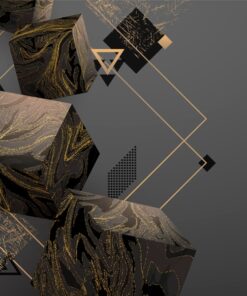 Fototapety velké kostky