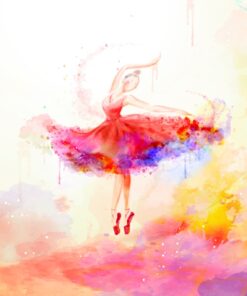 Fototapeta Červená baletka