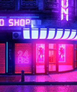 Fototapeta Sharp Neon