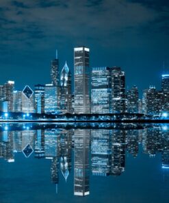 Fototapeta Chicago noční život