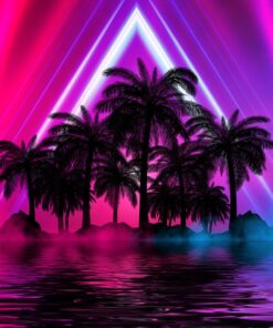 Fototapeta Palmy v trojúhelníku