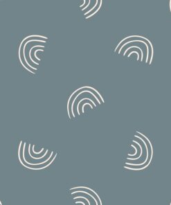 Fototapeta Bílé půlkruhy