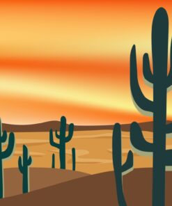 Fototapeta Kaktusové pole