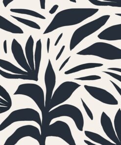 Samolepka na stěnu Black Plants