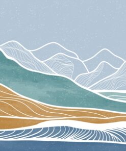 Fototapeta Moderní hory