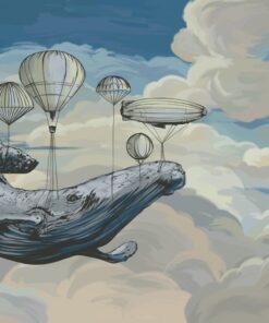 Fototapeta Balónky velryby