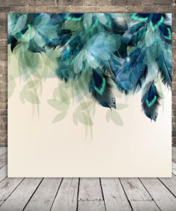 Obrázek modrého peří