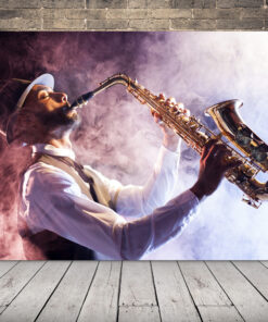 Obrázek saxofonisty