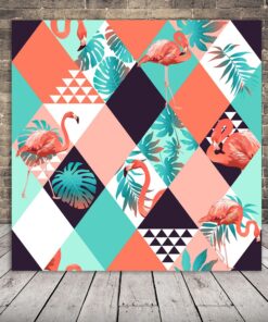 Obrázek exotických plameňáků