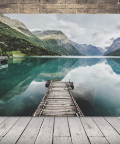 Obrázek norského fjordu