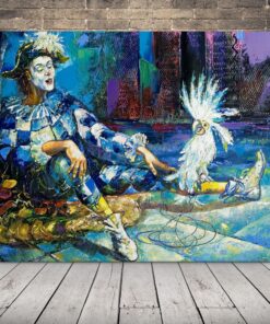 Obrázek Postavy S Papouškem