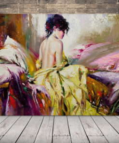 Obraz ženy Na Posteli