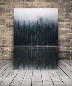 Obraz temného jezera