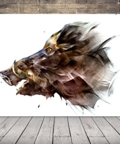 Abstraktní Obraz Kance