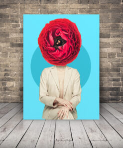 Obraz květinové ženy