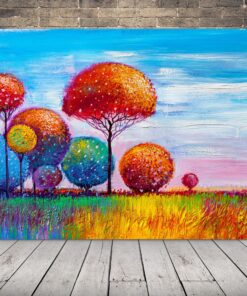 Obrázek barevného lesa