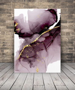 Obrázek fialové a zlaté