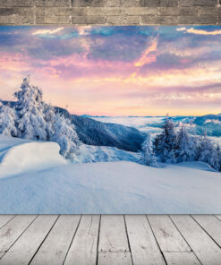 Obrázek zimní hory