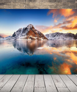 Barevný obrázek ledovce