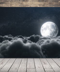 Obraz Měsíce v oblacích