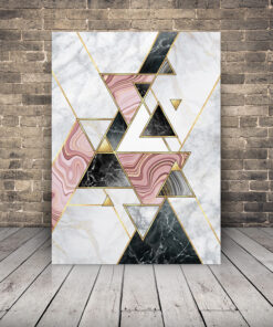 Obrázek abstraktní trojúhelníky v šedé