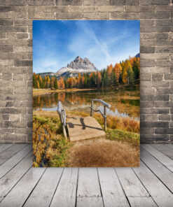 Obrázek podzimních Dolomit