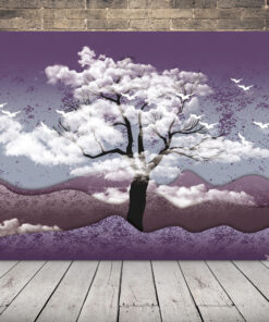 Obrázek stromu s ptáky