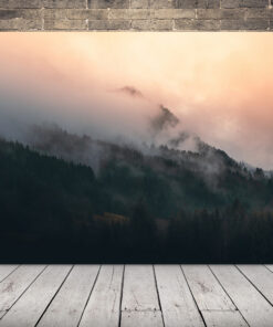 Obrázek růžové mlhy