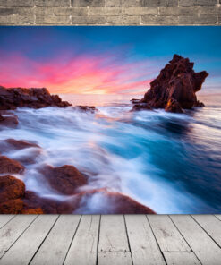 Obrázek krásného prázdninového západu slunce