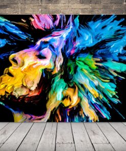 Obraz muže v barvě