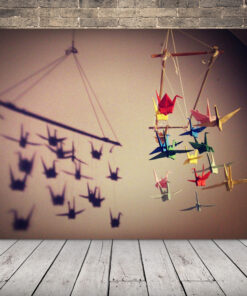 Obrázek origami ptáků