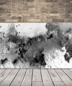 Šedý akrylový obrázek