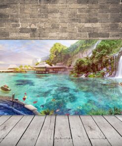 Obraz tropické laguny