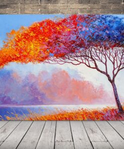 Obraz Barevné Abstraktní Strom