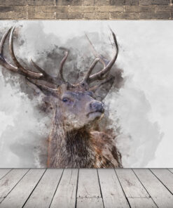 Obraz hrdého jelena