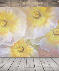 Obraz Bílých A Zlatých Květin