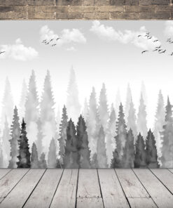 Obrázek šedého lesa