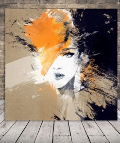 Žena malování akvarelem